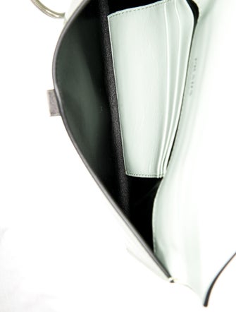 Prada Spazzolato Leather Clutch