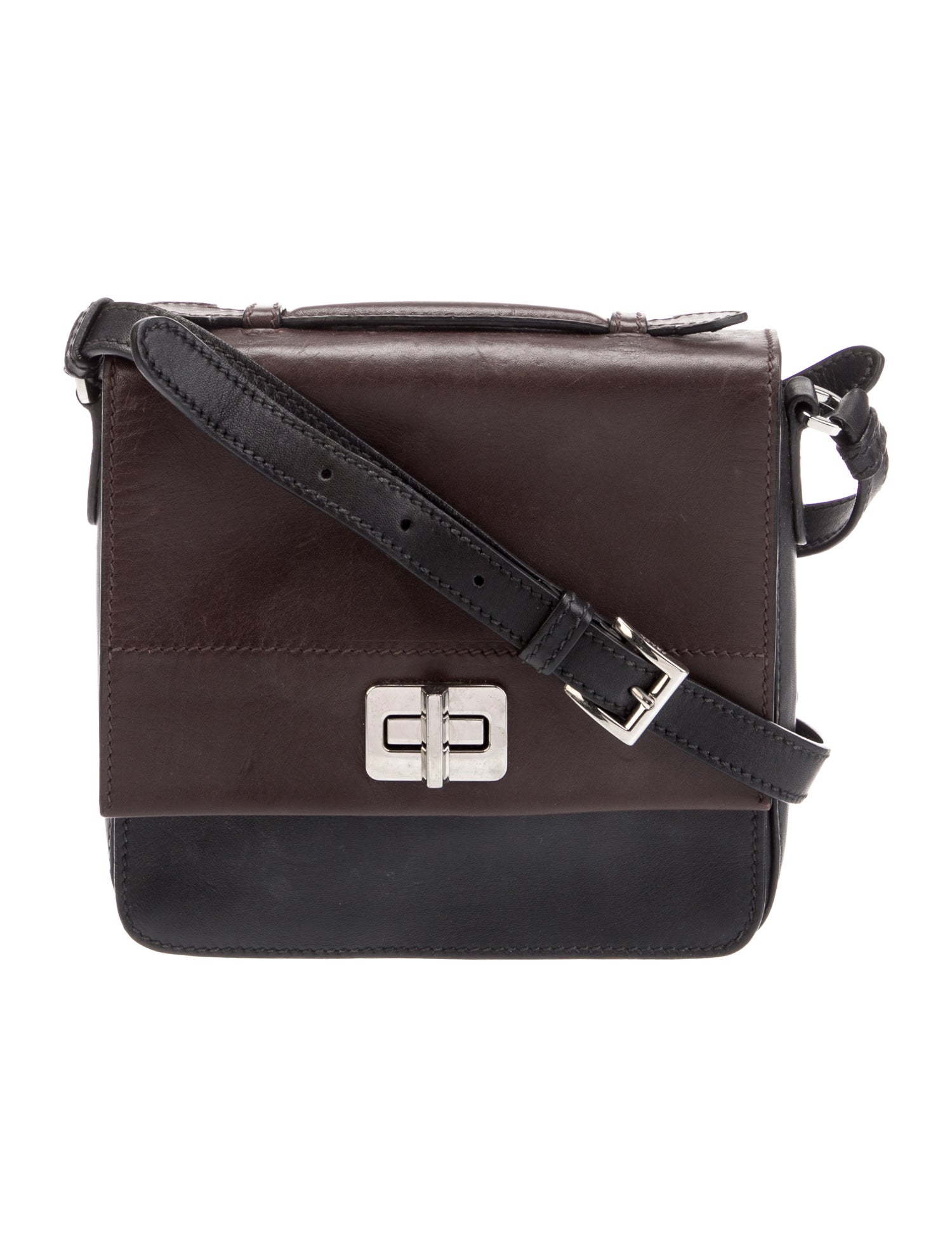 Prada City Calf Leather Crossbody Bag