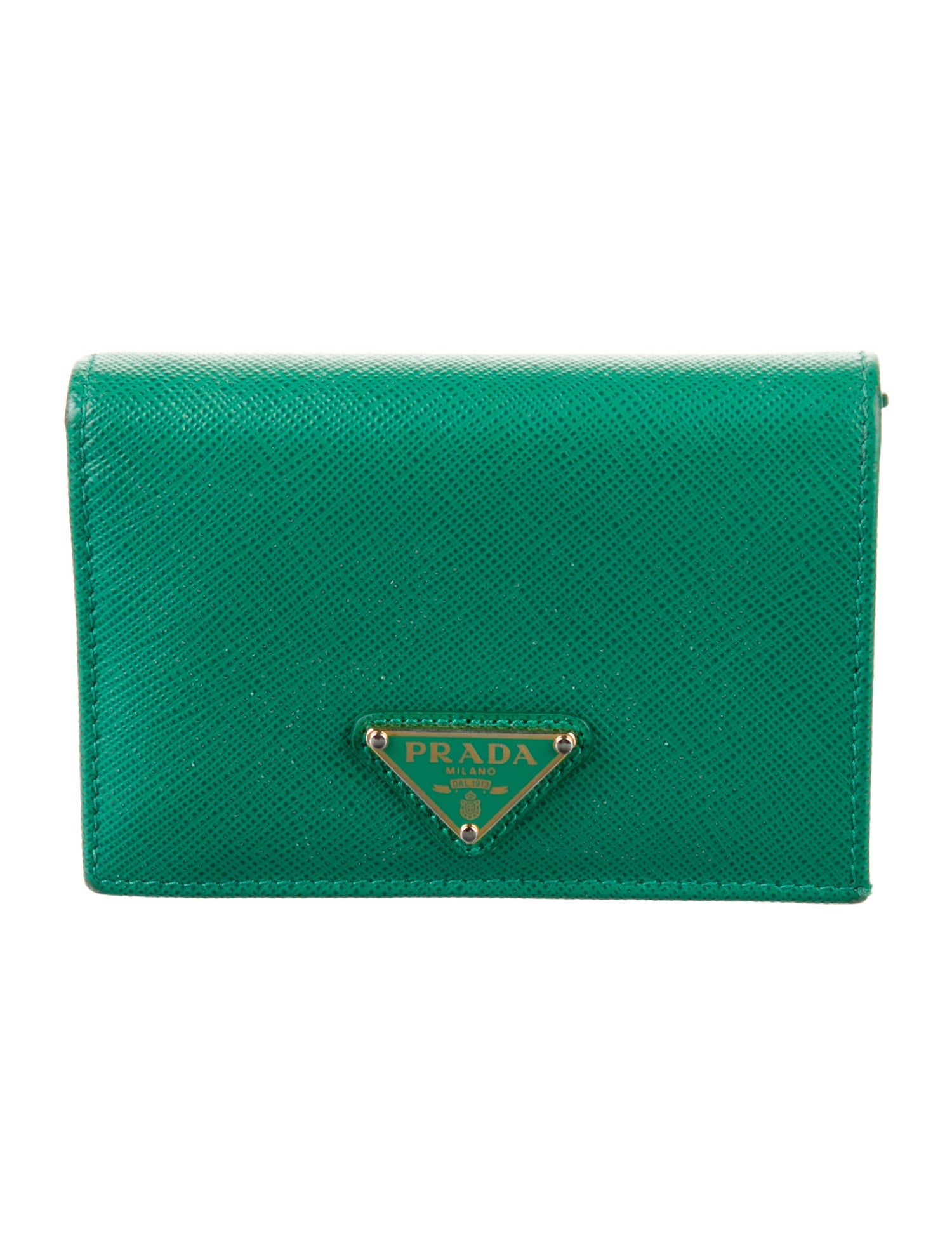Prada Saffiano Metal Leather Wallet