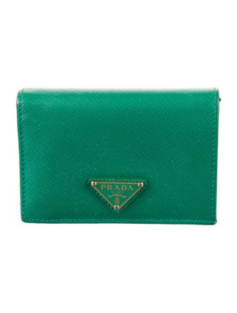 Prada Saffiano Metal Leather Wallet