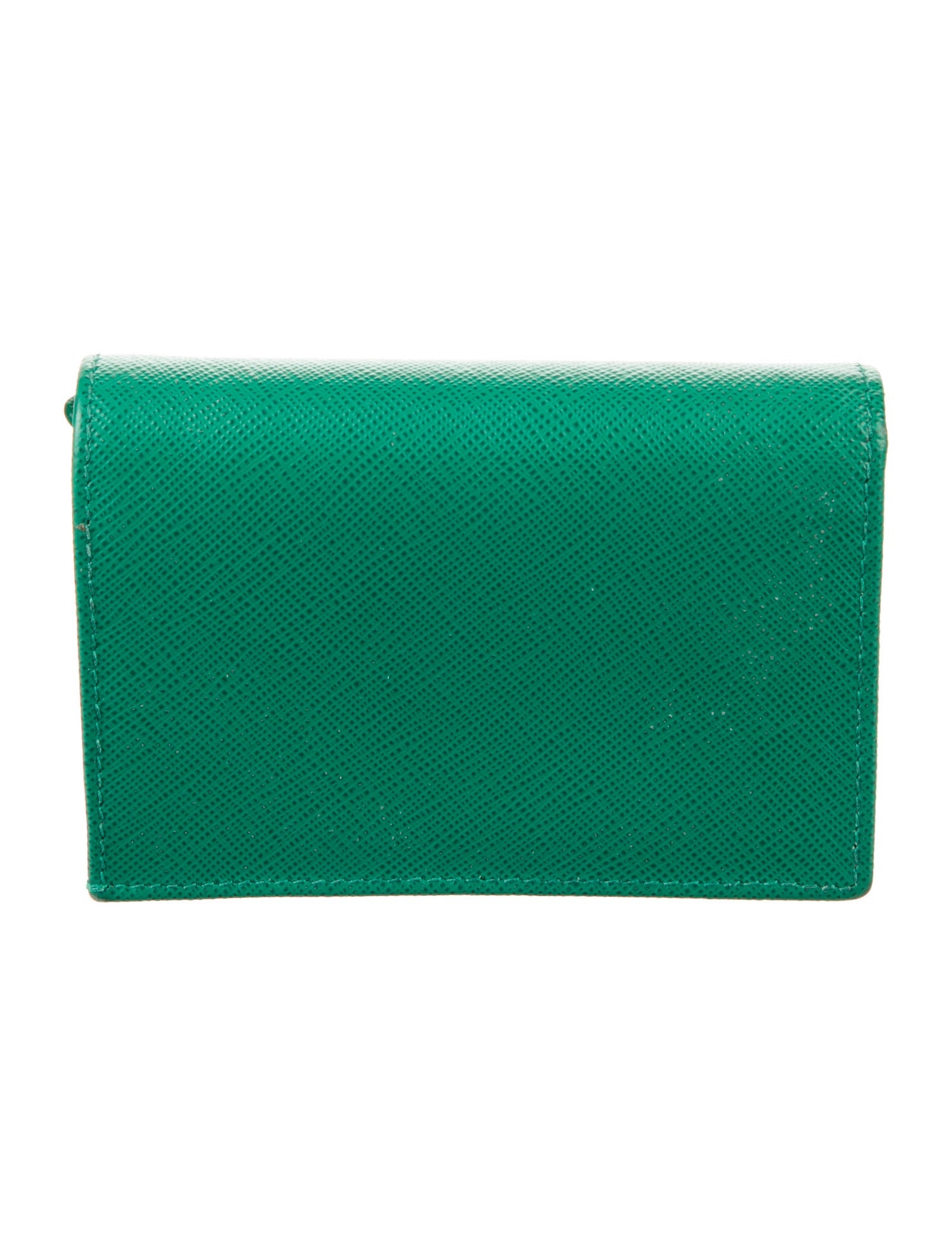 Prada Saffiano Metal Leather Wallet