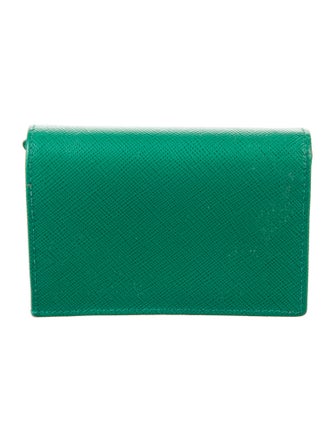 Prada Saffiano Metal Leather Wallet