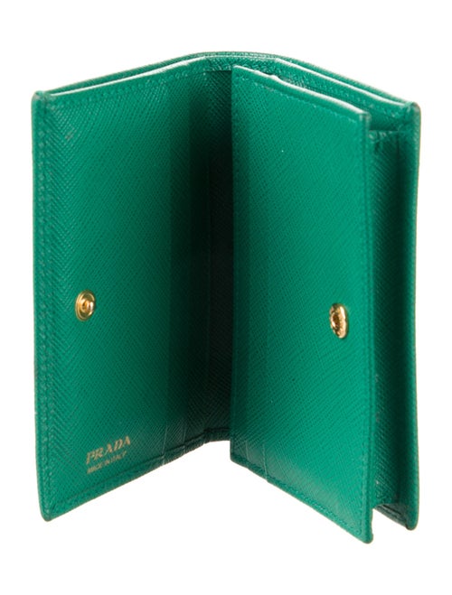 Prada Saffiano Metal Leather Wallet