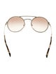 Prada Round Mirrored Sunglasses