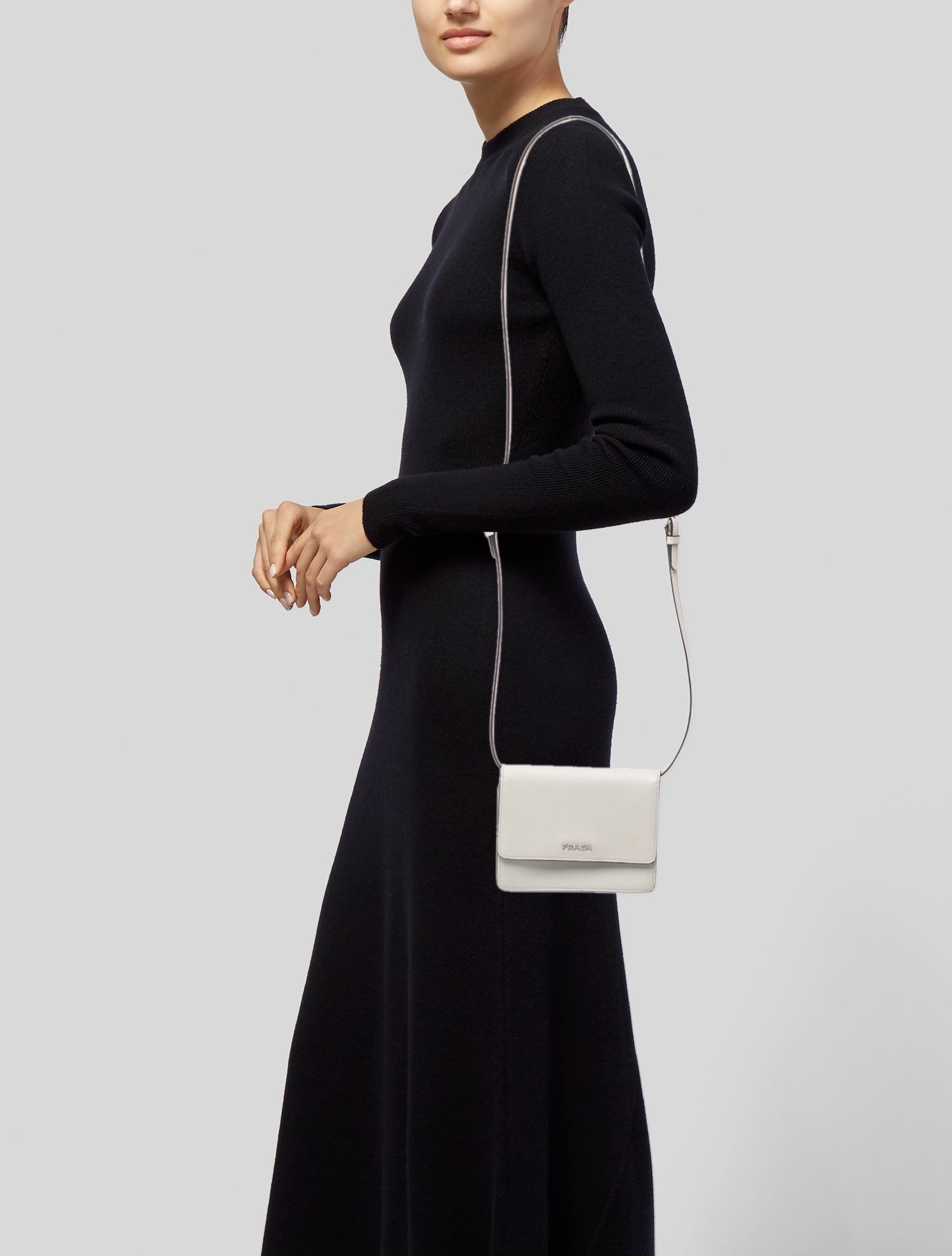 Prada Saffiano Leather Crossbody Bag