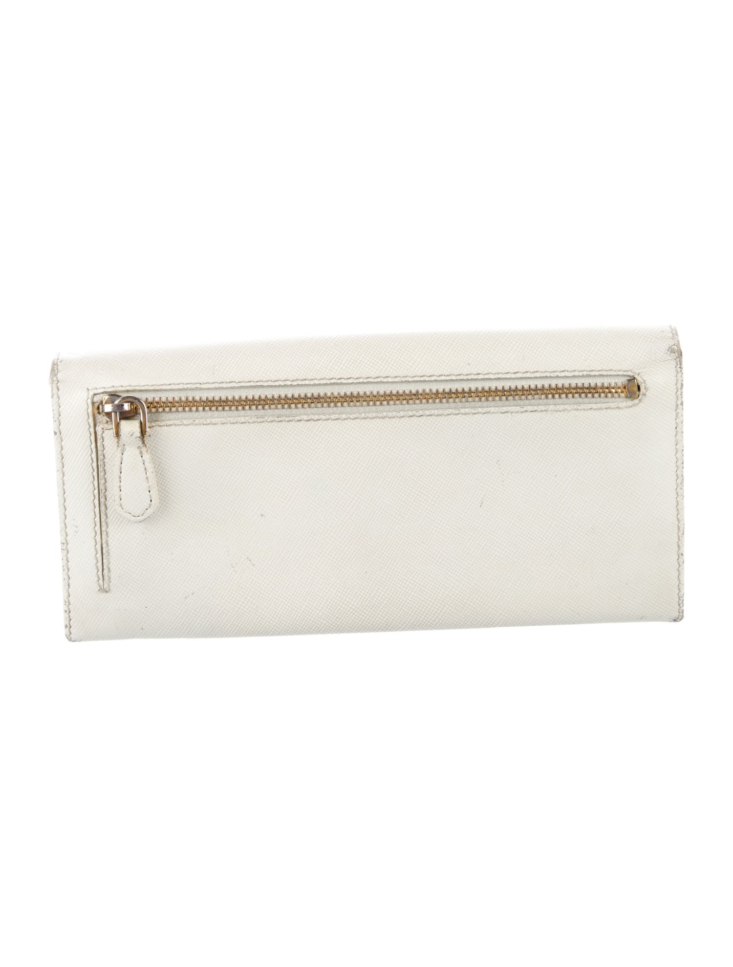 Prada Saffiano Lux Leather Continental Wallet