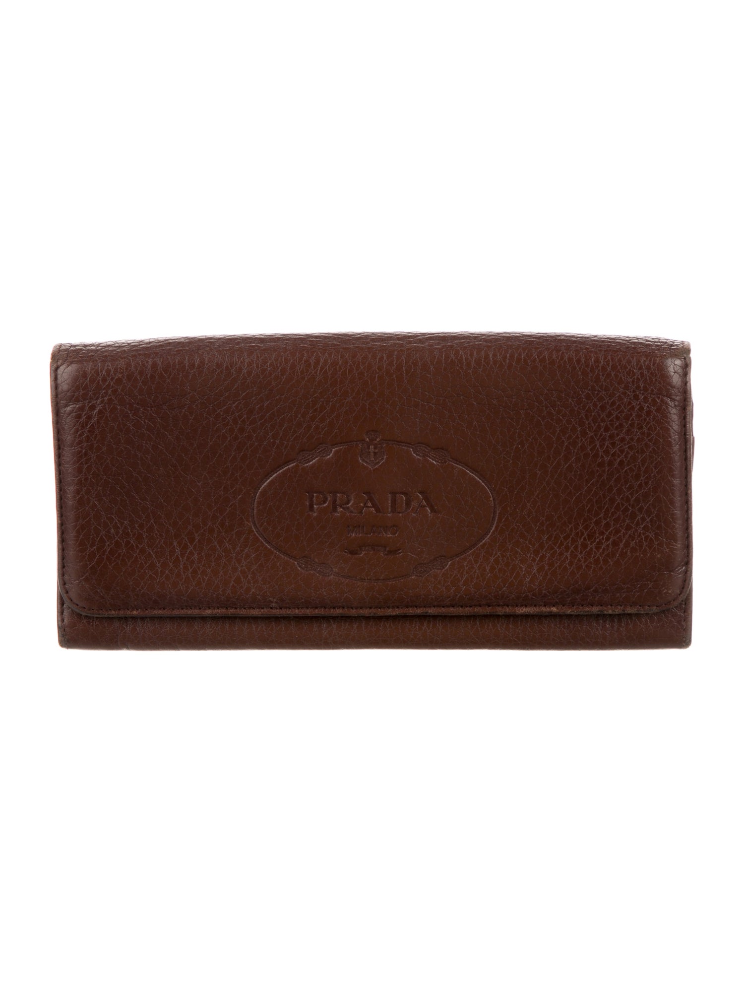 Prada Vitello Daino Leather Bifold Wallet