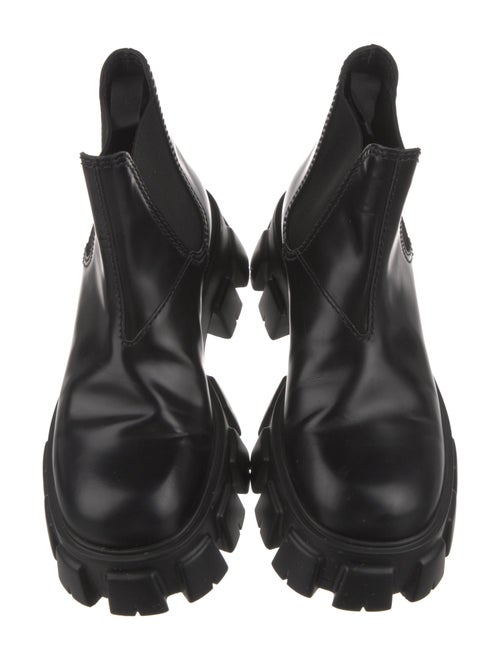 Prada Patent Leather Chelsea Boots