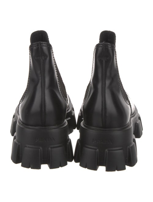 Prada Patent Leather Chelsea Boots