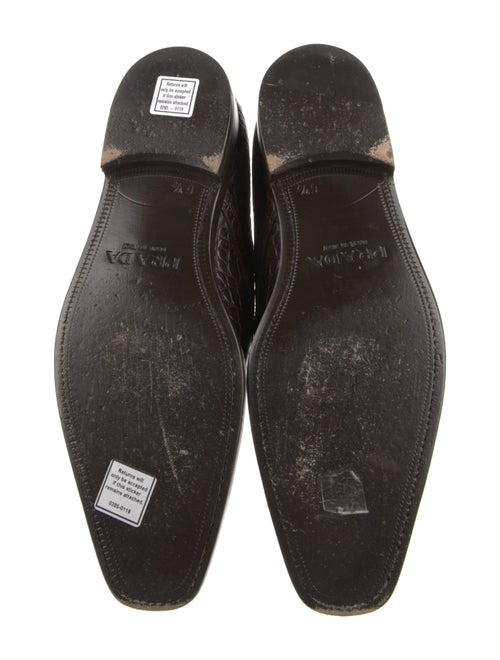 Prada Crocodile Derby Shoes