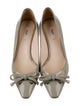 Prada Patent Leather Bow Accents Pumps