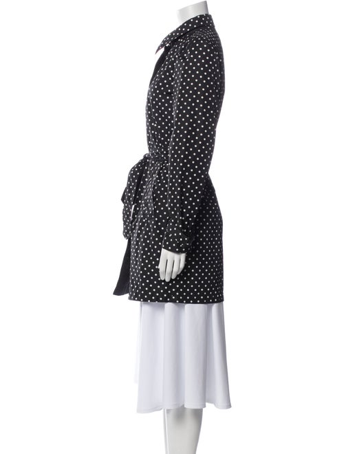 Prada 2011 Polka Dot Print Trench Coat