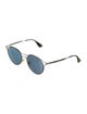 Prada Round Mirrored Sunglasses