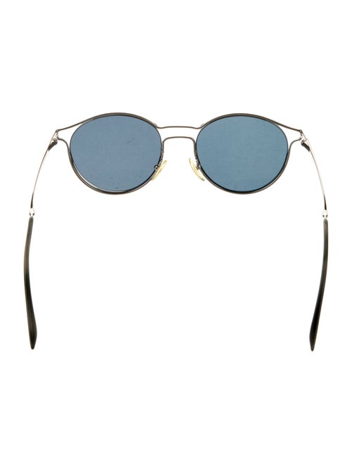 Prada Round Mirrored Sunglasses