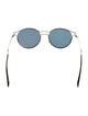 Prada Round Mirrored Sunglasses