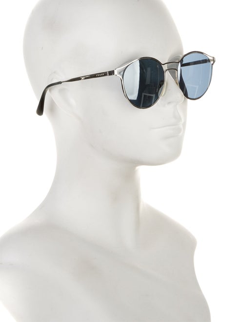 Prada Round Mirrored Sunglasses