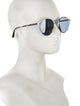 Prada Round Mirrored Sunglasses
