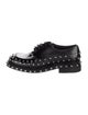 Prada Leather Studded Accents Derby Shoes