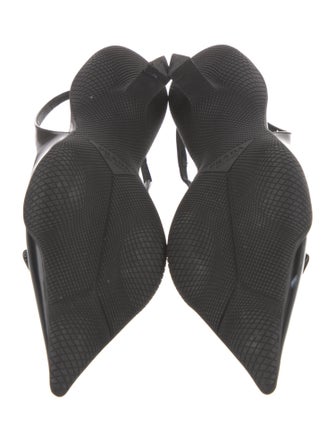 Prada Patent Leather Slingback Pumps