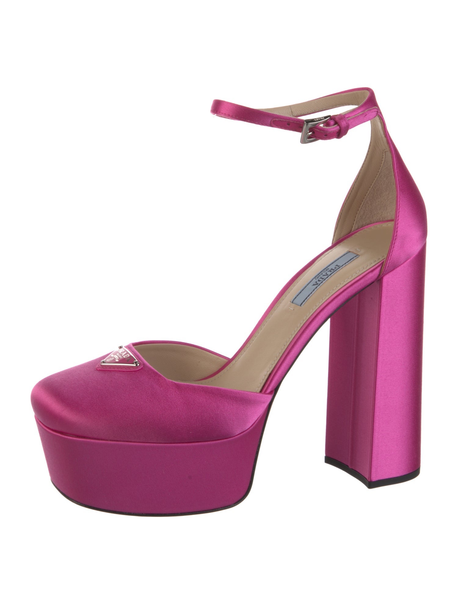 Prada Satin D'Orsay Pumps