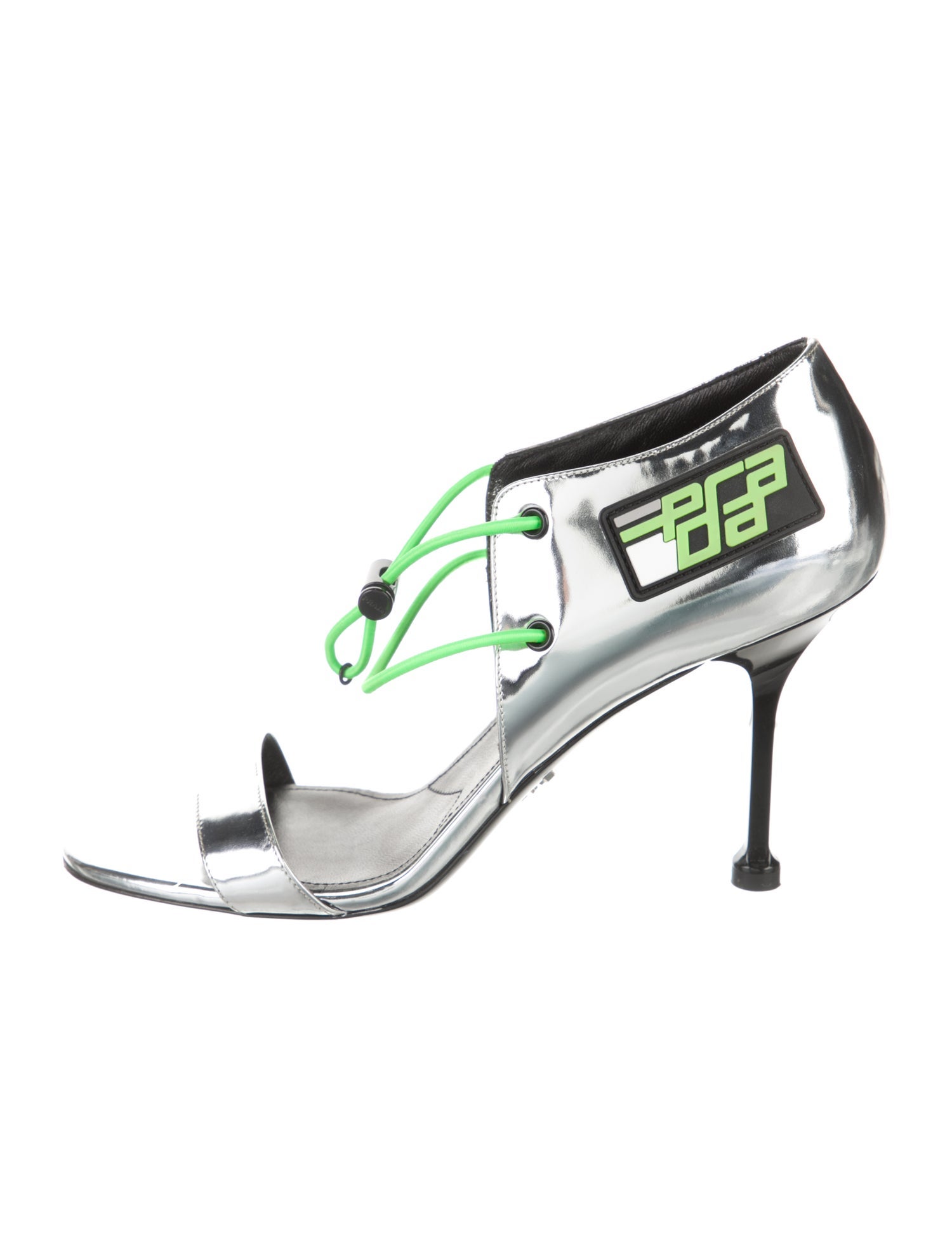 Prada Patent Leather Sandals