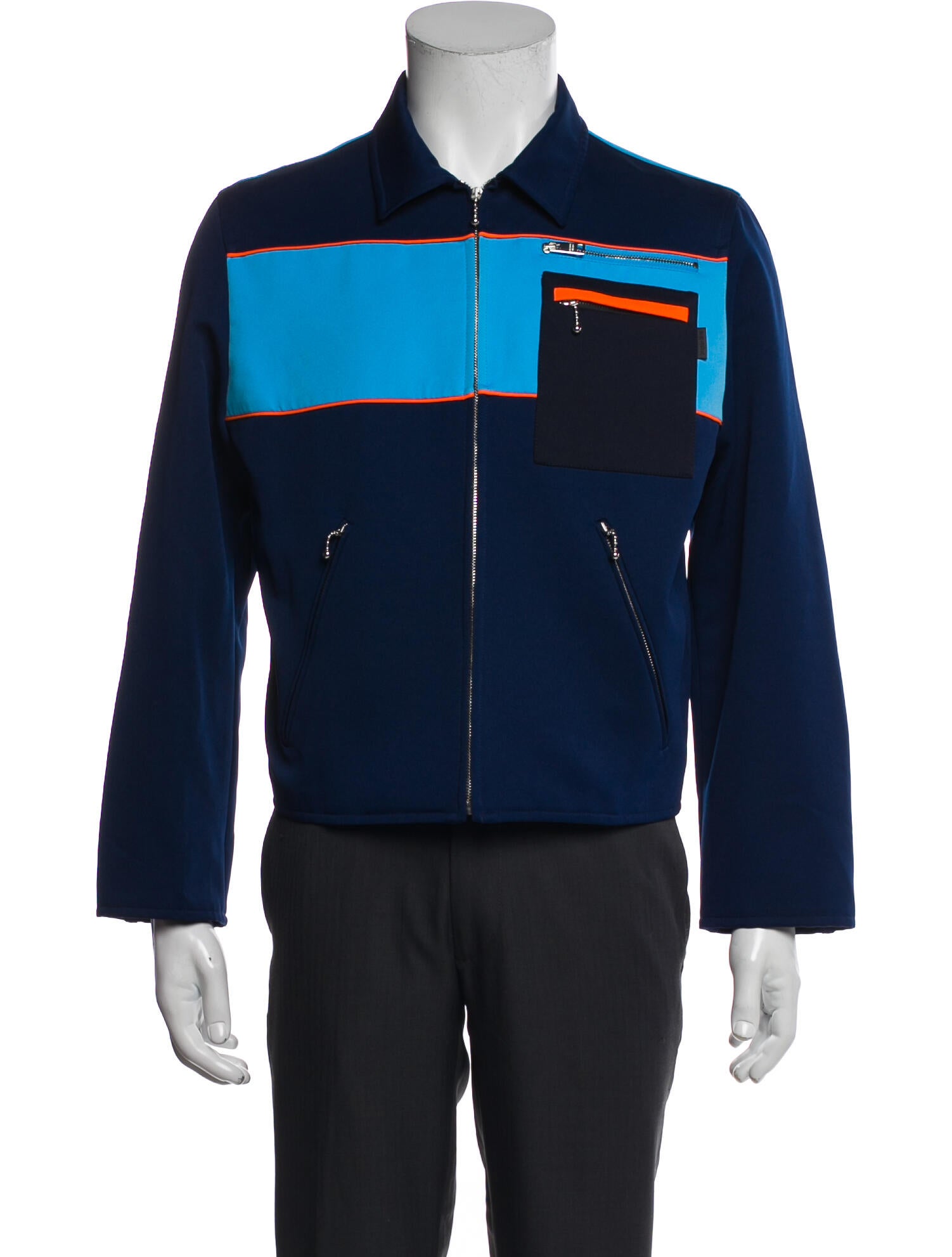Prada 2016 Colorblock Pattern Jacket