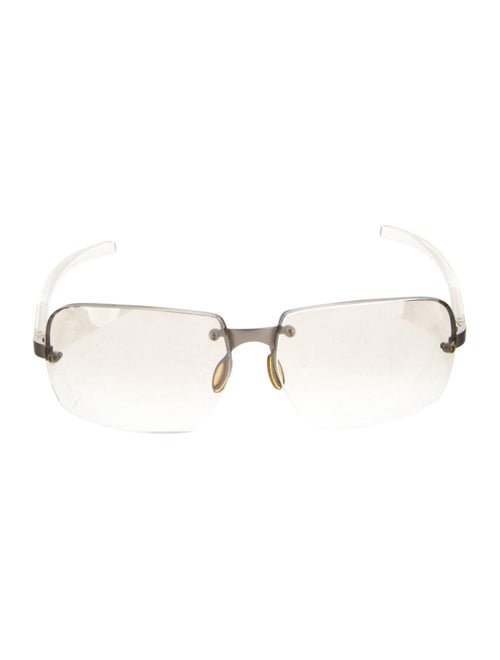 Prada Square Mirrored Sunglasses