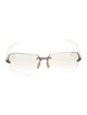 Prada Square Mirrored Sunglasses