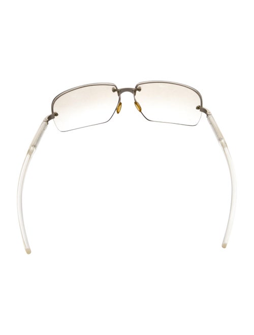 Prada Square Mirrored Sunglasses