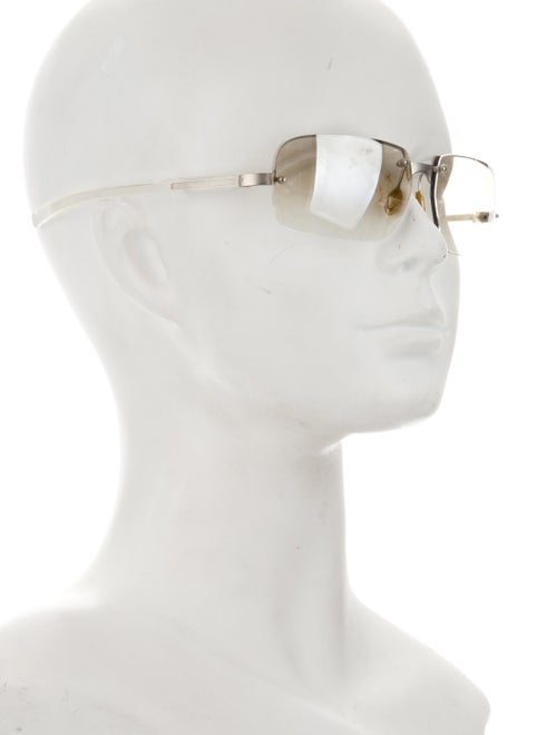 Prada Square Mirrored Sunglasses