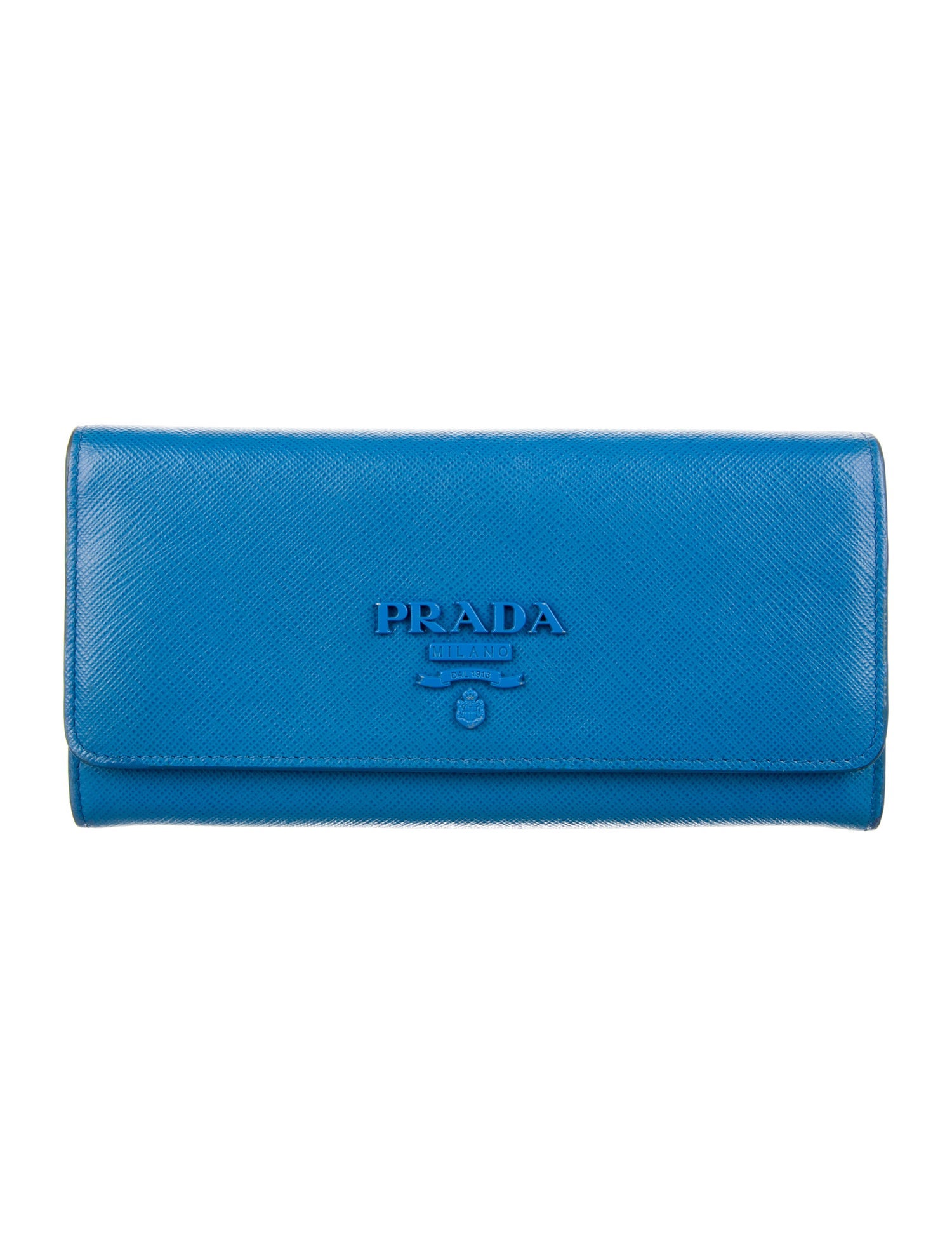 Prada Saffiano Lux Leather Continental Wallet