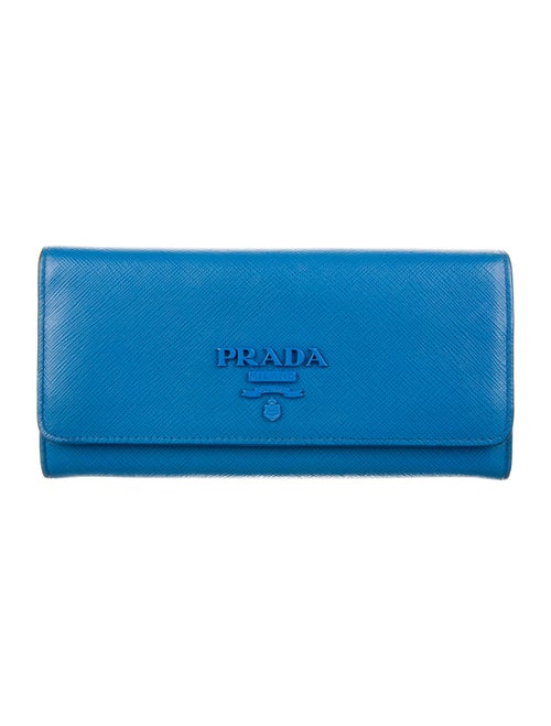 Prada Saffiano Lux Leather Continental Wallet