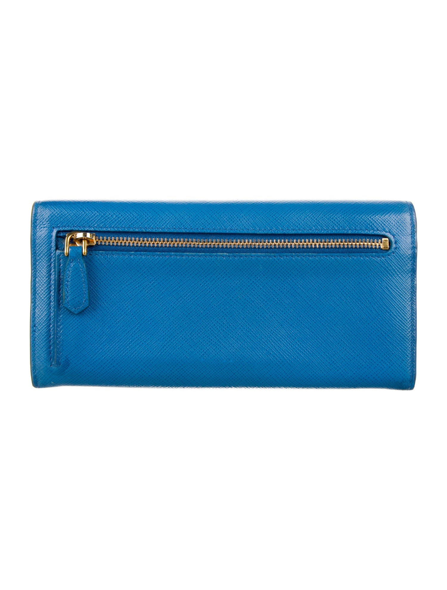 Prada Saffiano Lux Leather Continental Wallet