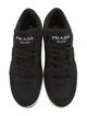 Prada Enameled Metal Triangle Nylon Sneakers