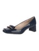 Prada Sport Patent Leather Fringe Trim Accent Pumps