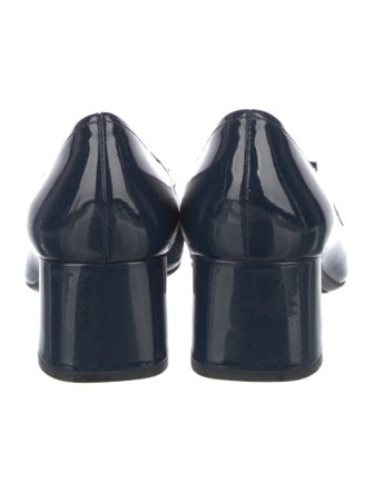 Prada Sport Patent Leather Fringe Trim Accent Pumps