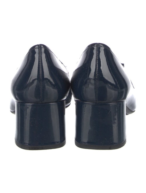 Prada Sport Patent Leather Fringe Trim Accent Pumps