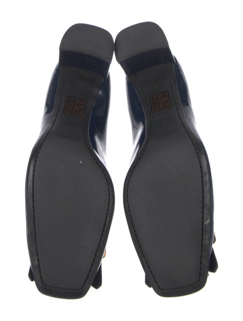 Prada Sport Patent Leather Fringe Trim Accent Pumps