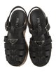 Prada Rubber Slingback Sandals