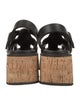 Prada Rubber Slingback Sandals