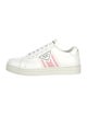 Prada Leather Scalloped Accent Sneakers