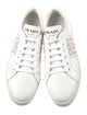 Prada Leather Scalloped Accent Sneakers