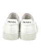 Prada Leather Scalloped Accent Sneakers
