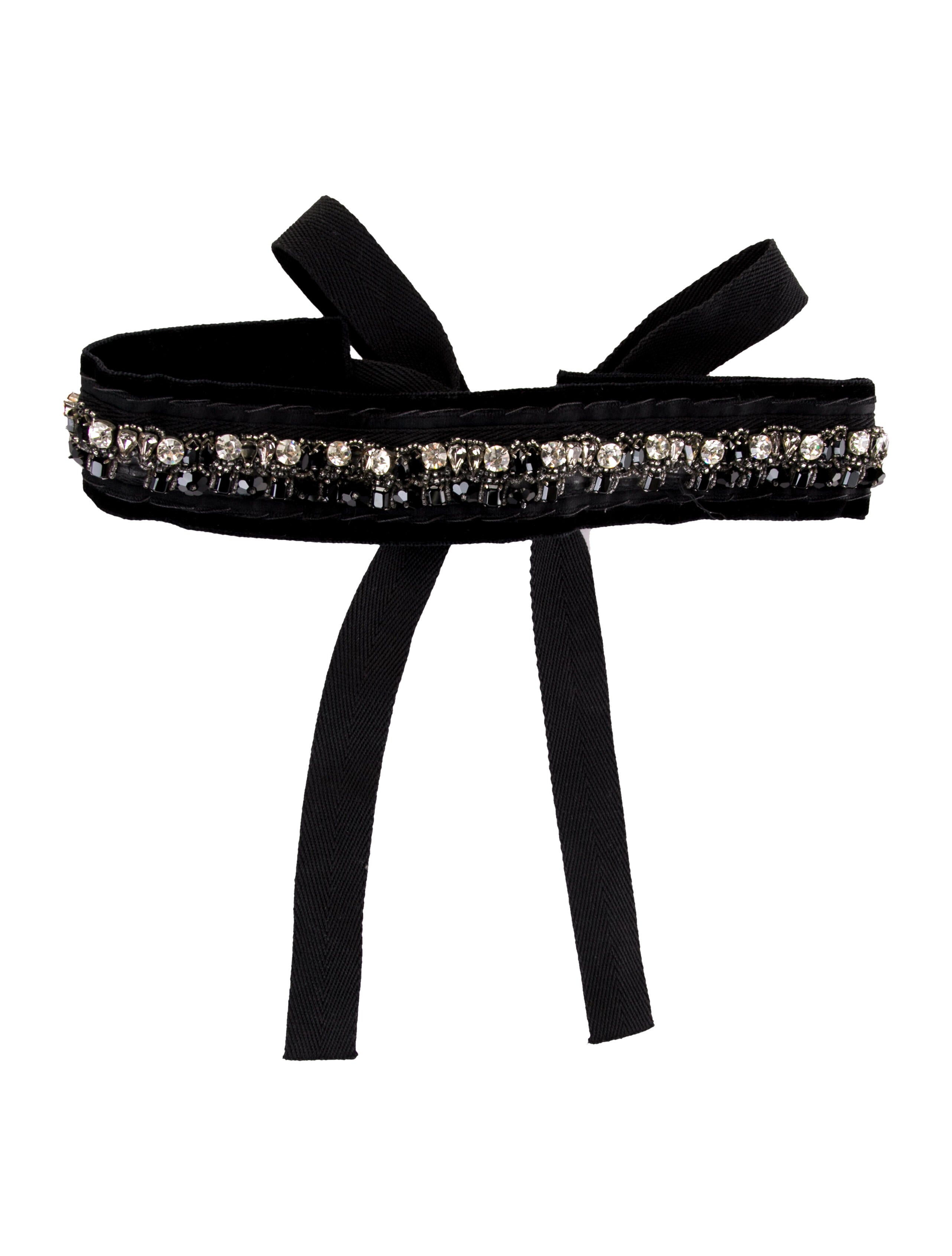 Prada Velvet Waist Belt