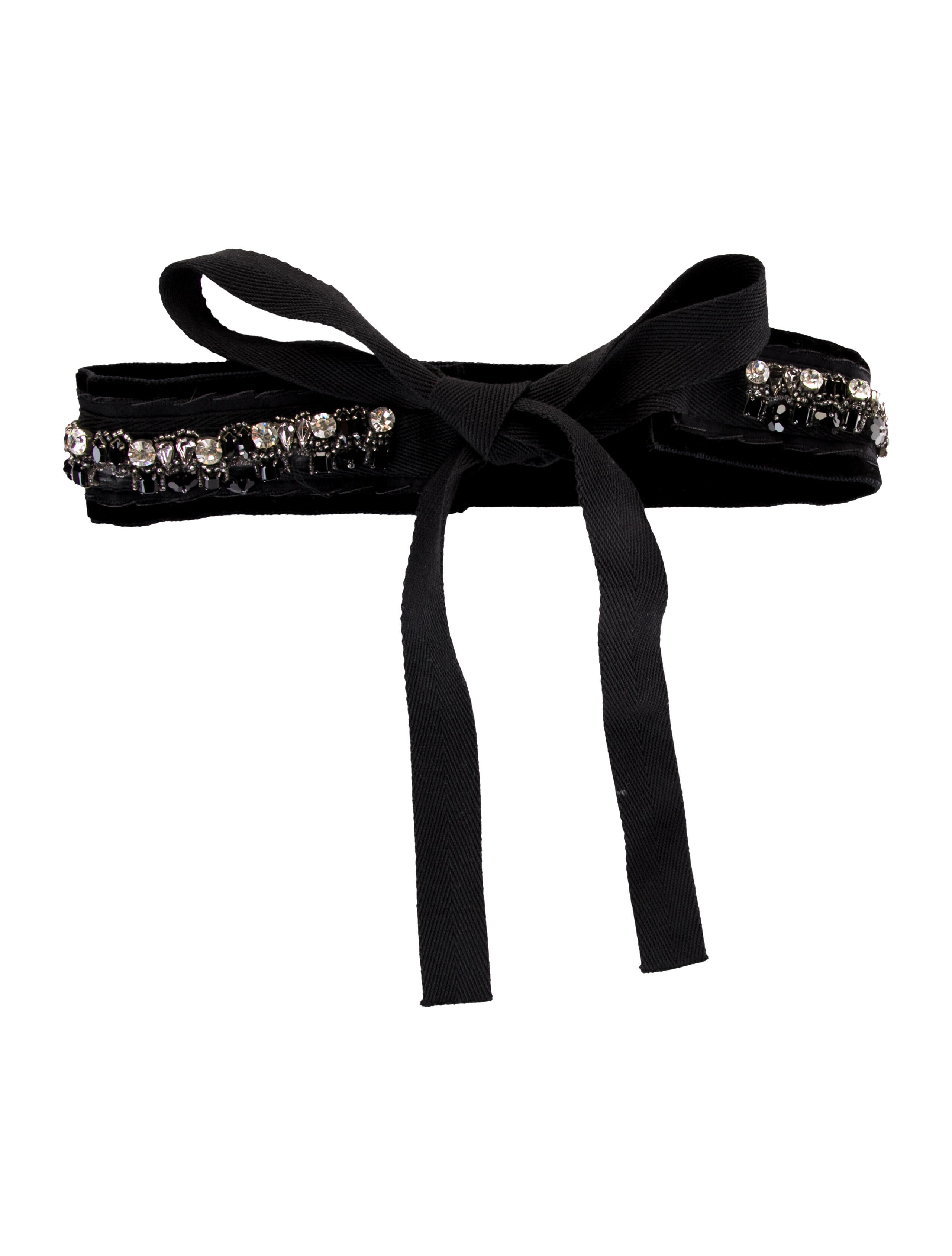 Prada Velvet Waist Belt