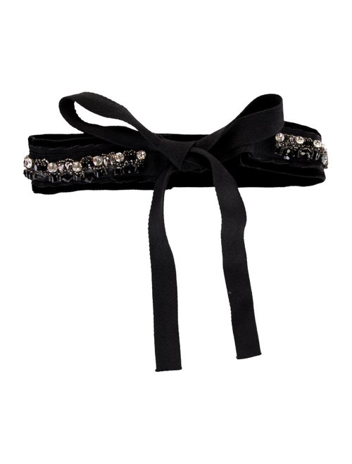 Prada Velvet Waist Belt