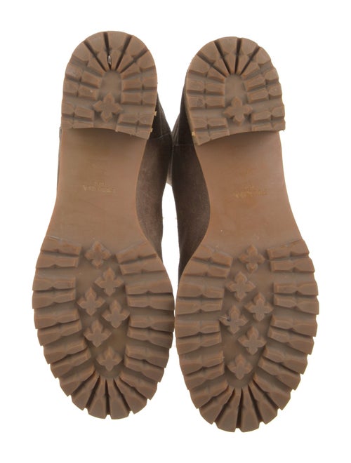 Prada Suede Moto Boots