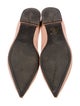 Prada Leather Bow Accents Ballet Flats