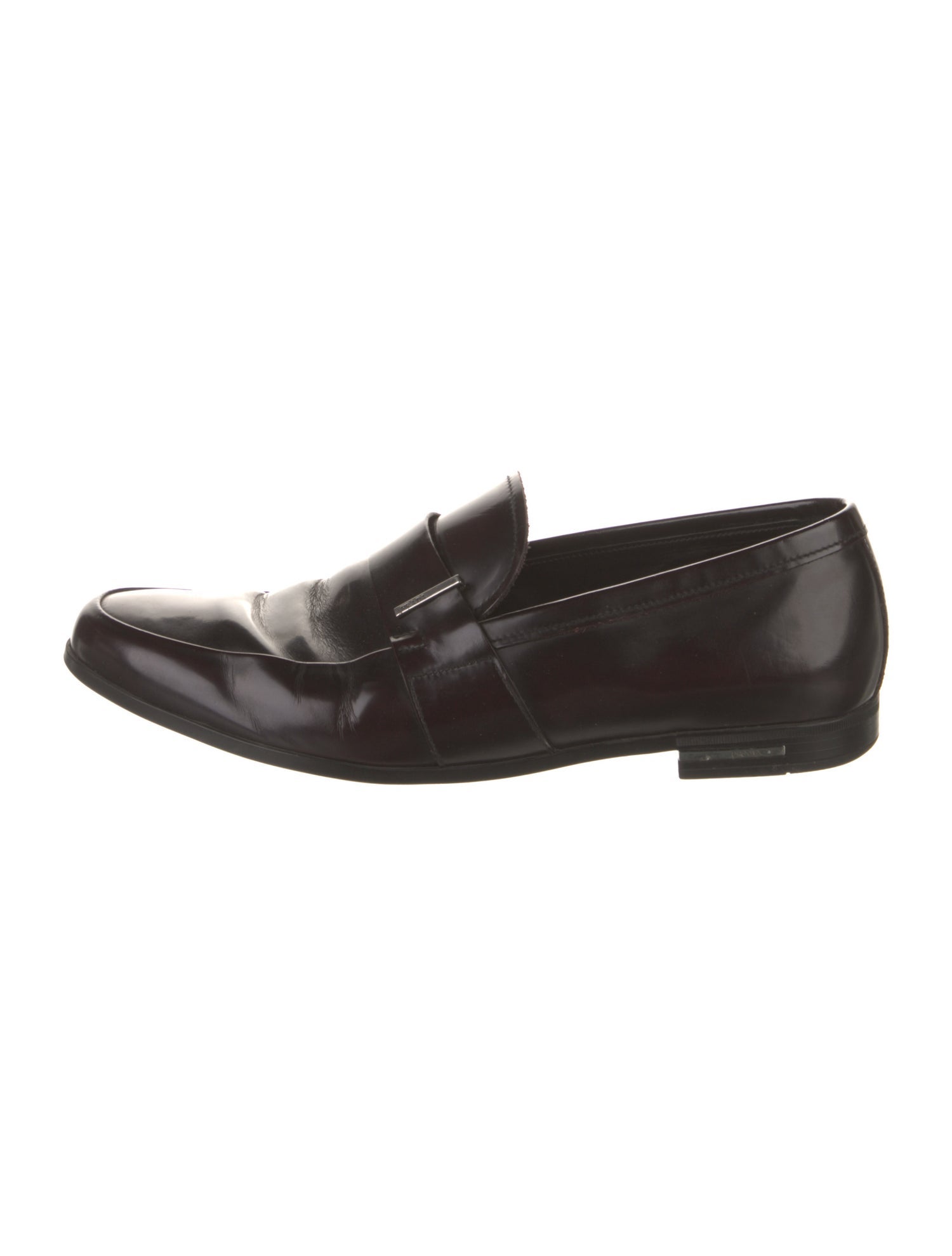Prada Leather Dress Loafers