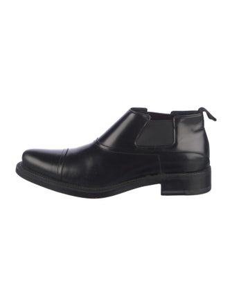 Prada Leather Chelsea Boots